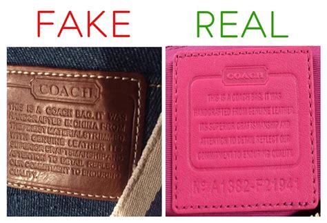 how to tell if coach bag is real or fake|check serial number coach bag.